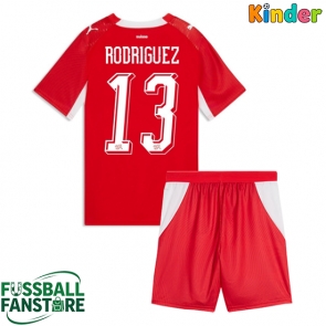Schweiz Ricardo Rodriguez #13 Replik Heimtrikot Kinder WM 2026 Kurzarm (+ Kurze Hosen)